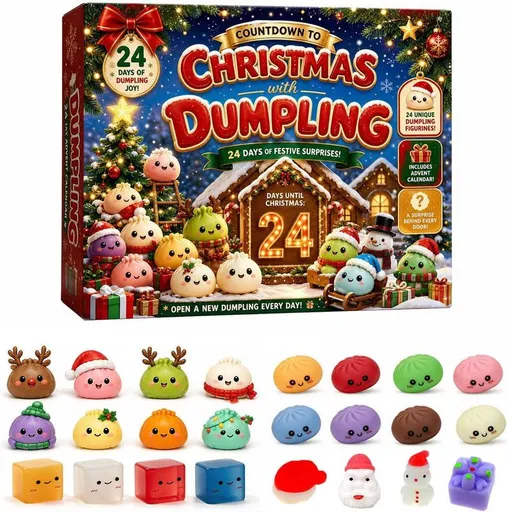 Advent Calendar 2026 Christmas Squishies 24 Days Festive Character Surprises