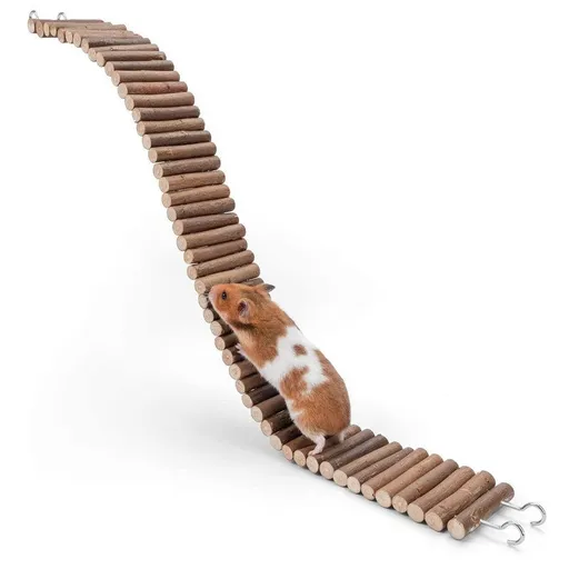 Hamster Suspension Bridge Toy - Long Climbing Ladder for Dwarf Syrian Hamster Mice Mouse Gerbils and Other Small Animals