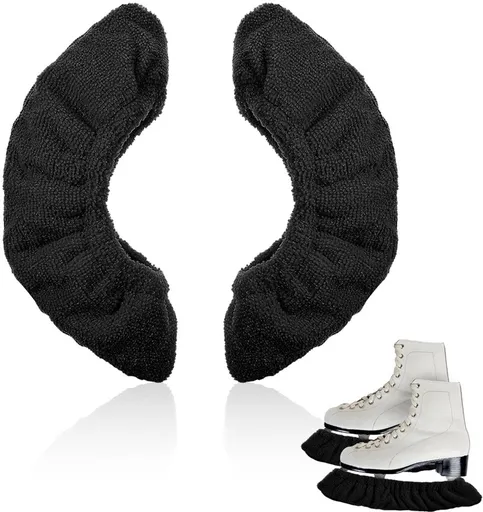 Skate guards - Sports skate guards - Skate covers - skate blade protectors - for men and women - sports blade protectors - protective covers - skating accessories - for field hockey skates, figure skates and ice skates - black - S - 30cm