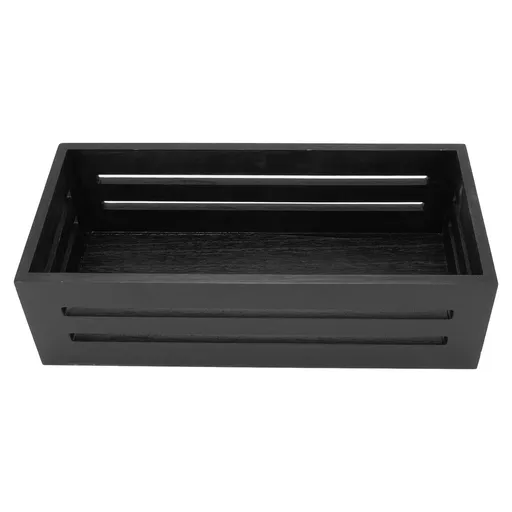 Wooden Storage Basket 13 X 5.9 X 3.9in Multifunctional Space Saving Storage Crate Box for Bathroom Bedroom Toilet Paper