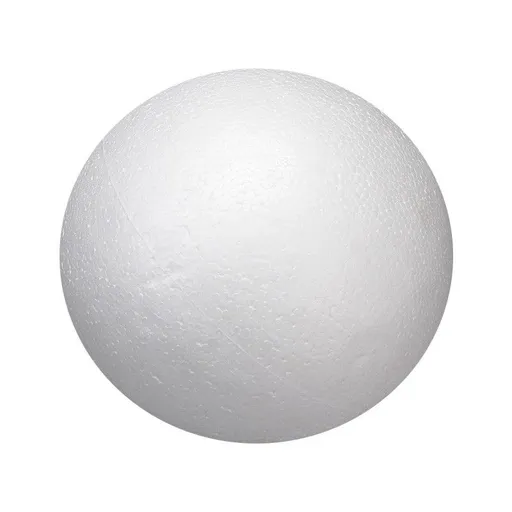 2pcs 8cm Large White Foam Balls,Smooth Solid Craft Balls for Christmas DIY Ornaments make whatever you'd like