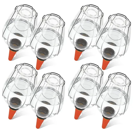 8Pcs 350ml Plant Watering Globe Attractive and Practical for Automatic Watering of Room Balcony and Garden Plant