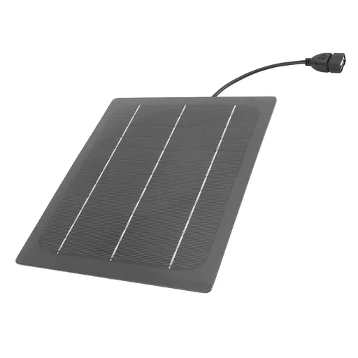 Small Solar Panel 7W 5V Solar Charger High Efficiency Monocrystalline for Camping Fan Power Bank Phone