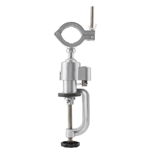 Aluminum Alloy Clamp on Bench Vise Electric Drill Holder Stand Rack Grinder Bracket Accessory