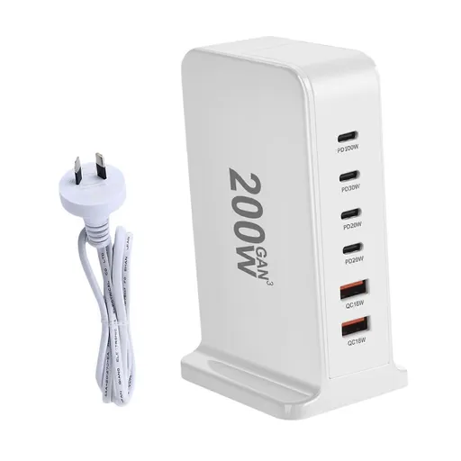 200W USB-C Desktop Charging Station for Home & Office