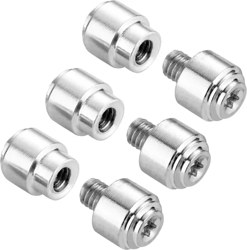 3 Pack Aluminum Alloy Thumb Studs Fit for Benchmade BUGOUT 535 Series Pocket Knives, Silver