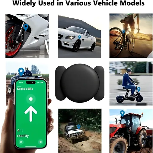 Mini GPS Tracking Device, Hidden Magnetic Waterproof Locator for Cars and Vehicles, Real Time Positioning, No Monthly Fee