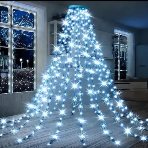 USB Powered Christmas Tree Lights Indoor, Twinkle Timer 8 Modes Waterproof with Memory Function – Perfect for Home, Garden, Patio, Balcony, Party, Wedding, Holiday Display and Everyday Decor - Cold White - Size 1.5m 200-LED String Light