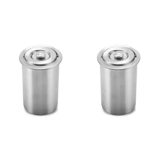 2X Press Ham Maker, Round Shape Stainless Steel for Making Healthy Homemade Meat with Thermometer
