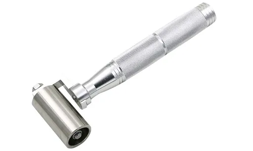Metal Hand Stainless Steel Wallpaper Seam Roller Home Decoration Seamed DIY Tool#1705101-40mm flexible operation
