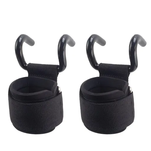 QZE Double Hook Wristband Pair for Pull Up Bar Double hook wristbands [pair]