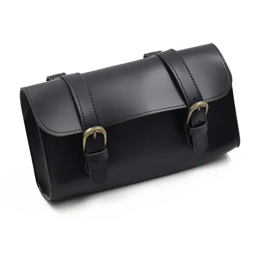 Motorcycle Saddle Bag Mini Motorbike Fork Handlebar cortex Tool Storage Bag, Pack Vintage Seat Rear Bags for Mountain Road MTB Bikes