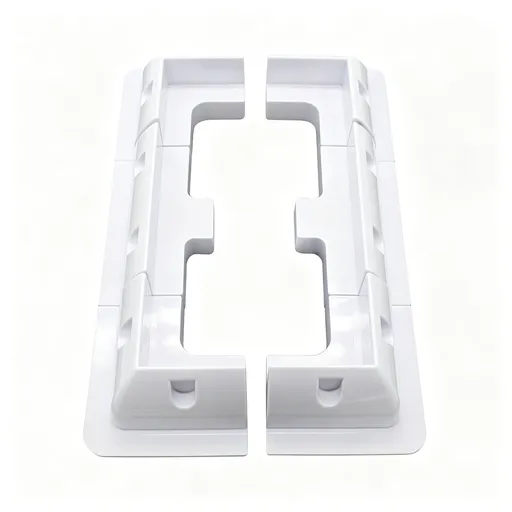 White 6-Piece Solar PV Bracket & Junction Box Kit | Halloween Advanced RV Solar Gift | Dual-Hole ABS Waterproof Roof Mount Set