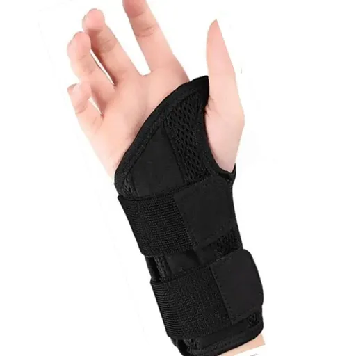 Wrist Brace for Carpal Tunnel Relief, Wrist Support Brace Sleeping with Metal Splints Left Hand, Small/Medium for Women and Men