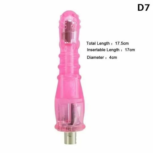 House Of Dasein 28 Types Pink Purple Dildos A2 / F2 Sex Machine Attachments - Pink - D7