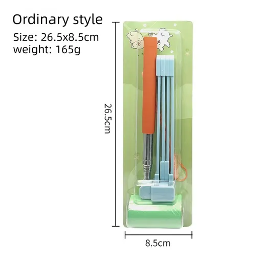 Portable Telescopic Dog Poop Scooper Large Size No Touch Waste Collector with Extendable Handle for Medium to Large Dogs over 15kg