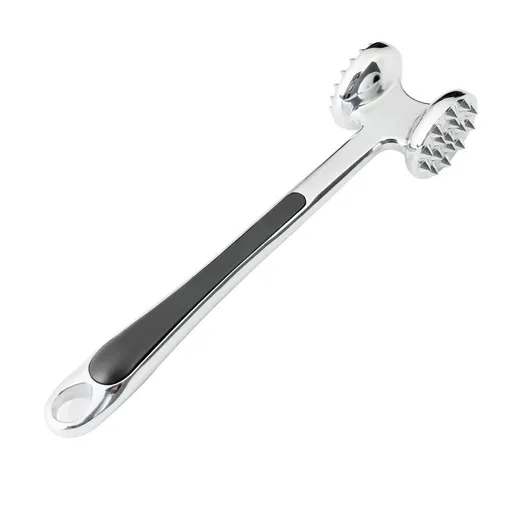 Meat Tenderizer Hammer Mallet Tool Pounder For Tenderizing Steak Beef And Poultry.With Rubber Comfort Grip Handle.Dishwasher Easy