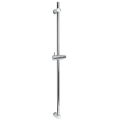 Strong Brass Chrome Round 850mm Long Sliding Rail Bar Holder For Handheld Shower