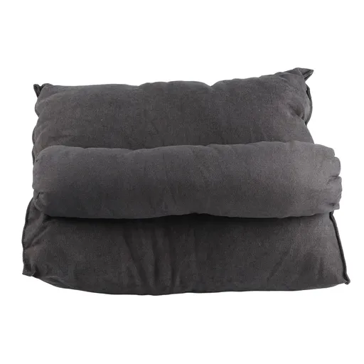 Large Backrest 60x22x50cm Triangular Design Detachable Soft Comfortable Reading Pillow Backrest for Home Sofa Bed Light Gray 60x22x50cm