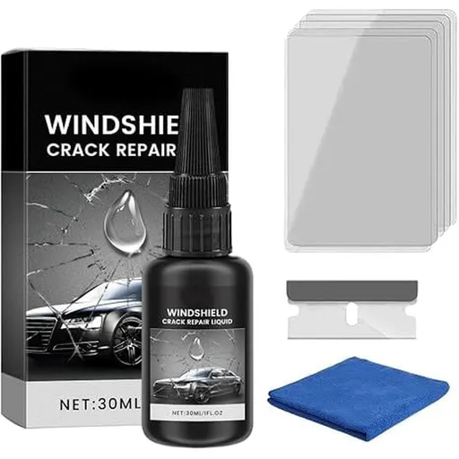 Windshield Chip Repair Kit, 5Min Quick-Repair Glass Crack Repair Fluid | Car Windshield Crack Repair Kit for Glass Repair, Suitable for Repairing car Windows, Rearview Mirrors and Glass