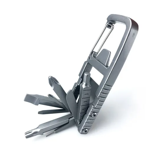 12 in 1 Keychain Multitool Screwdriver Bit Folding Multi Tool Bottle Opener Portable Pocket Tool for Outdoors Camping