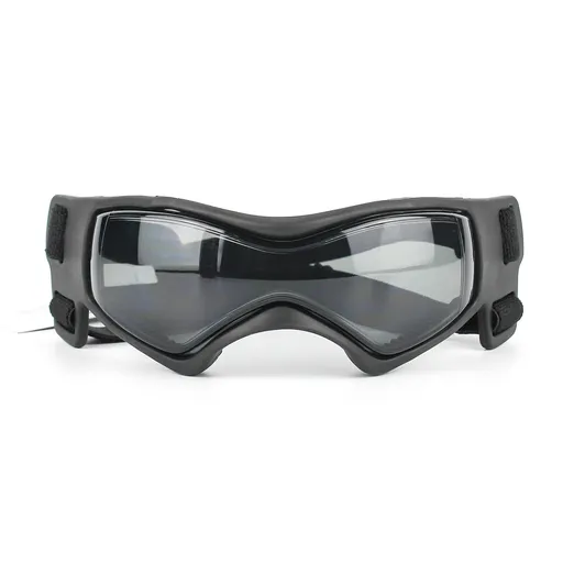 Dog Sunglasses Dog Goggles, Comfortable Soft Easy Wear Adjustable UV Protection Puppy Sunglasses for Small to Medium Dog (Black)
