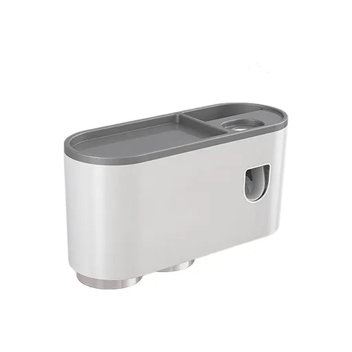 Wall Mounted Multifunctional Bathroom Toothbrush Holder, Large Capacity Storage Cabinet with Drawers for Bathroom Organization