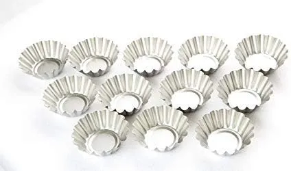 Bethany Housewares Sandbakkelse Tins 2 1/4"