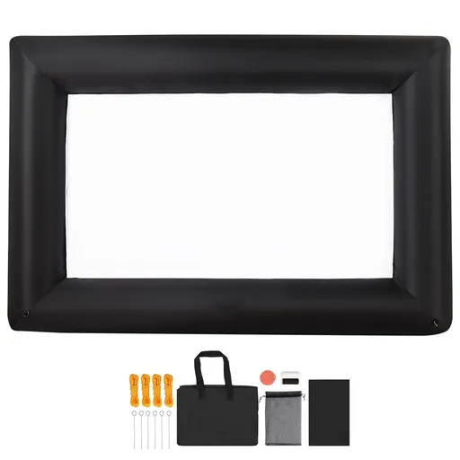 14 ft Inflatable Movie Screen 16:9 600D Movie Projector with Portable Bag