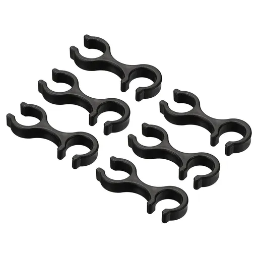 Trekking Pole Clips, 6Pcs Walking Stick Accessories Double Rod Buckle Connector for Outdoor Hiking Camping