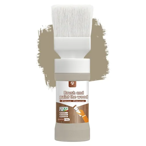 Amber Multi-Surface Touch-Up Paint 6.35 Oz for Wood, Metal & Cabinets | Fast drying water-based formula,No sanding required, great for repairing marks on wooden, metal furniture
