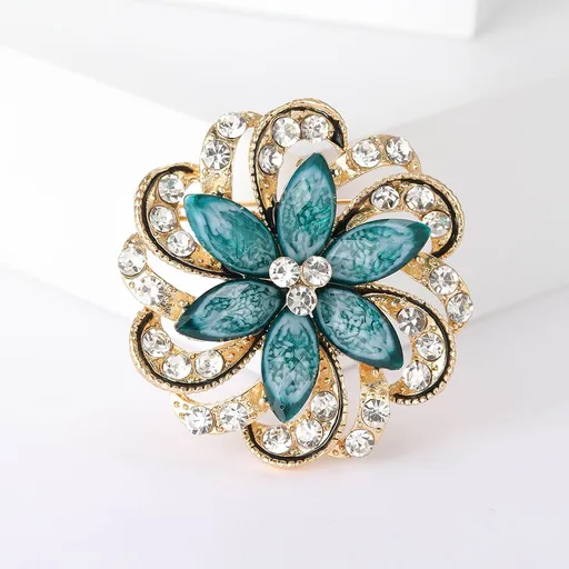 Women'S Brooches Crystal Flower Brooch Ladies Handmade Wedding Brooch Brooch Cat-Shaped Brooch Ladies