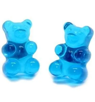 Veile Studios Gummy Bear Earrings - Blue - Studs