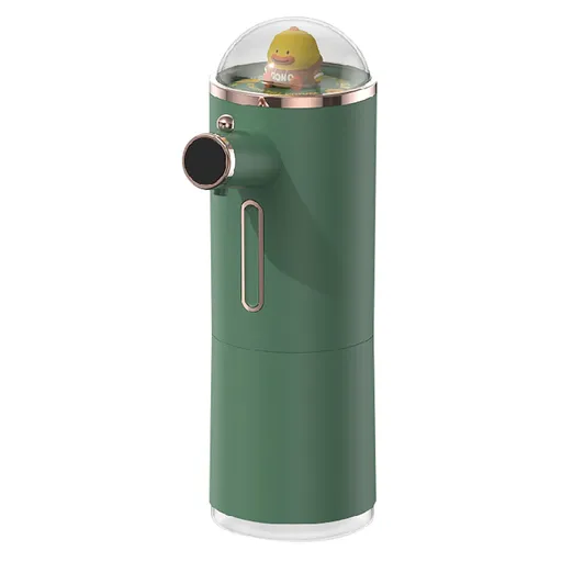 Automatic Foam Soap Dispenser Cute Intelligent Infrared Sensor Waterproof Rechargeable Touchless Automatic Soap Dispenser Green