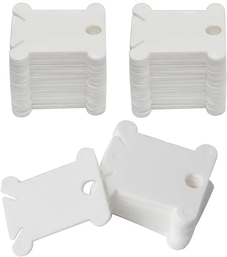 Embroidery Floss Bobbins 150pcs Embroidery Thread Holder Floss Holder Thread Bobbins for Cross Stitch Crafting Sewing
