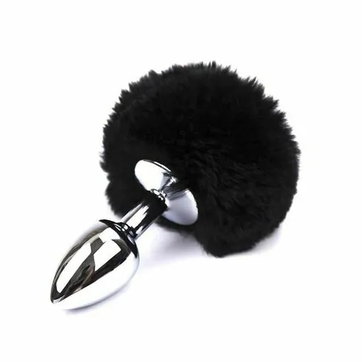 House Of Dasein Fluffy Fox Bunny Tail Anal Plug Pet Play Bdsm Cosplay - Black - Bunny Tail
