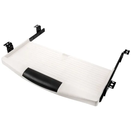 Ergonomic Plastic Keyboard Tray for Desk, Sleek and Simple Under Desk Design, Back to School Essential, 1 Set