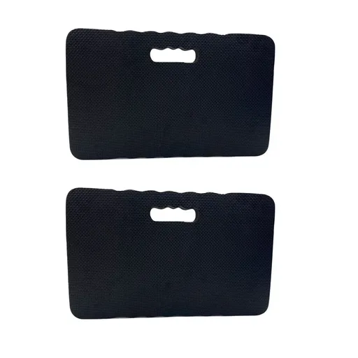 2Pcs Waterproof Anti-Slip Kneeling Cushion Home Garage Repair Knee Guard - Black