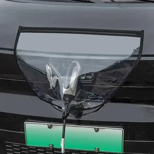 Electric Car Charging Port Rain Cover, Waterproof Dustproof EV Connector Protection for Universal Vehicles, 60 x 50 cm