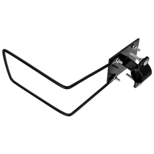 Easy Install Black Bike Front Basket Bracket for Camping and Cycling
