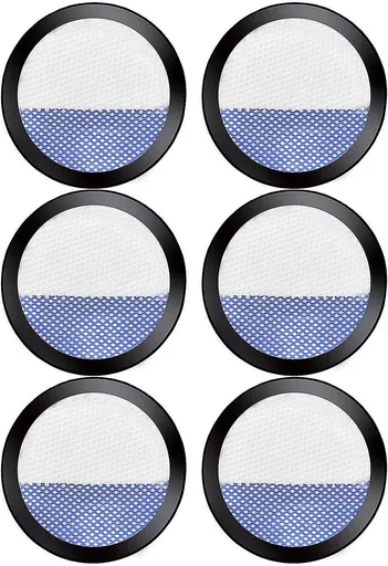 6 Pack Replacement ilters or Eureka RapidClean Pro Cordless Stick Vacuum Cleaner NEC180 NEC185 NEC186 NEC190