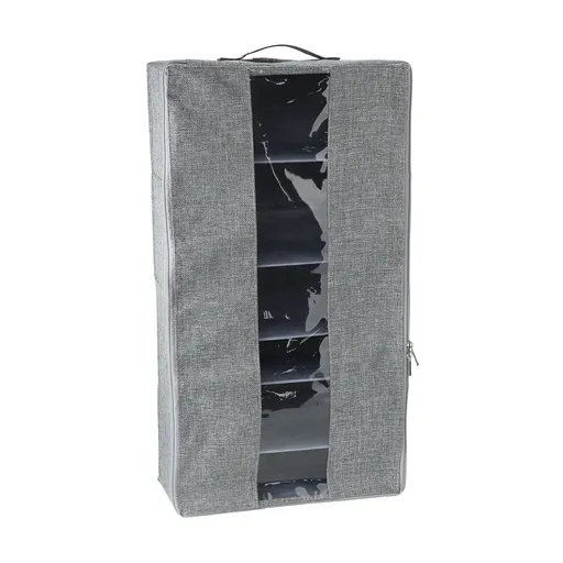 Washable Cotton Linen Six Grid Shoe Box