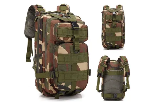 30L Military Backpack Tactical Hiking Camping Bag Rucksack for Outdoor Trek Travel -Green