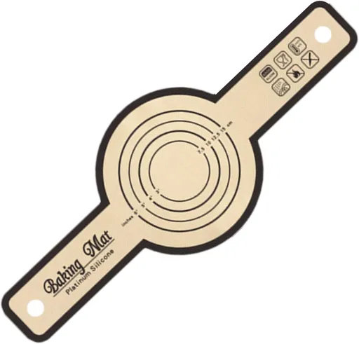 Silicone Dough Mat with Precise Scale Foldable Bread Rolling Kneading Baking Mat