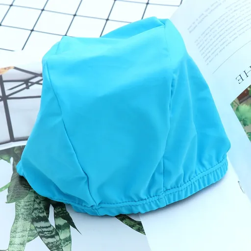 2Pcs Swim Cap for Long Hair Polyester Round Waterproof UV Protection for Adults 11.8x4.7x0.2in
