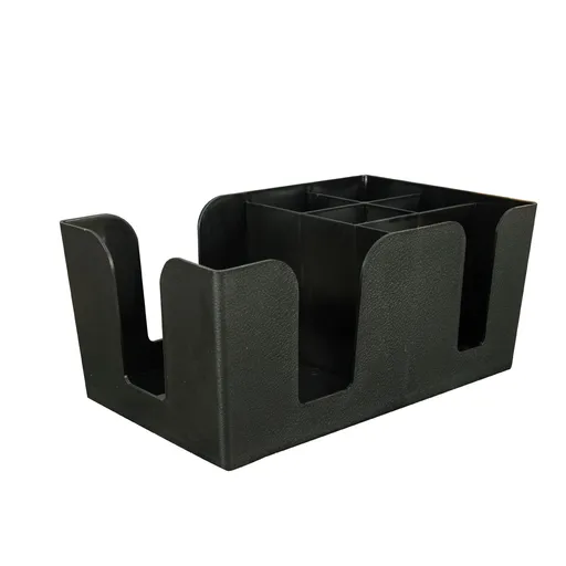 Multi functional tissue box, bar counter, straw box, storage mixing bar, storage box, KTV storage box（Black）