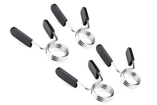 4 Pack 25mm Barbell Spring Clips Gym Weight Lifting Clamps for Dumbbell Bar Lock