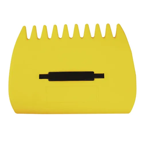 Hand Rakes Leaf Scoops -Large Leaf Grabber for Picking Up Yard Leaves, Lawn Garbage and Grass Clippings (yellow)