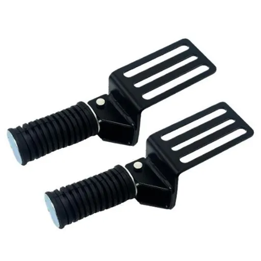 Foldable Metal Motorcycle Foot Pegs - Comfortable Street Cruise Pedals for Enhanced Riding Experience 2pcs