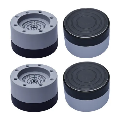 4pcs Washing machine booster pad, washing machine foot pad, shock-absorbing pad, electrical food pad, washing machine pad
